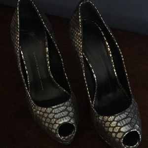 Giuseppe Zanotti, Gunsmoke, Peep Toe Platform Shoe